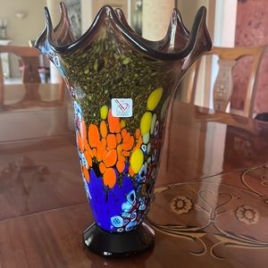 Murano vase 23 inch